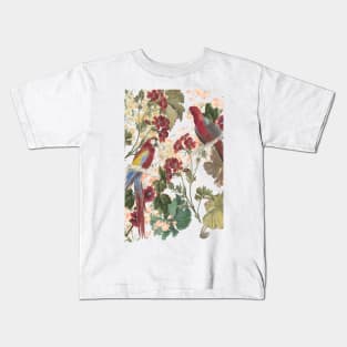 Parrots and Flora Kids T-Shirt